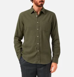 PORTUGUESE FLANNEL Chemises*Chemise Teca Olive