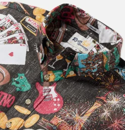 REYN SPOONER Chemises*Chemise 9th Island Black