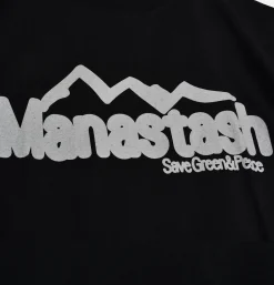 MANASTASH T-shirts*Citee Polepole Black