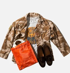 PUEBCO Tote-bags*Covered Parachute Document Bag Orange