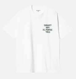 CARHARTT WIP T-shirts*Cross Screw Tee White