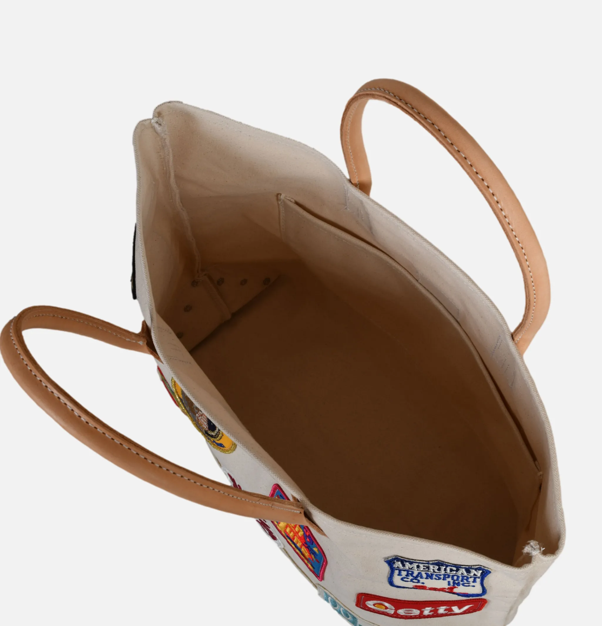 HERITAGE LEATHER COMPANY Tote-bags*Daytote With Vintage Patches