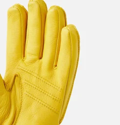 HESTRA Gants • Bonnets • Echarpes*Deerskin Gloves Yellow