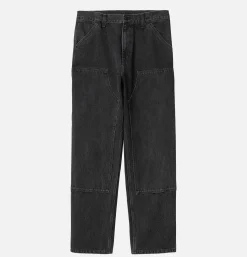 CARHARTT WIP Pantalons*Double Knee Pant Black Washed