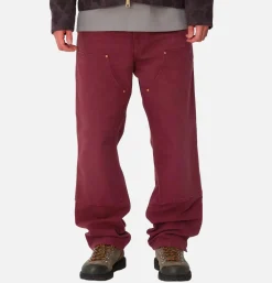 CARHARTT WIP Pantalons*Double Knee Pant Malbec