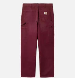 CARHARTT WIP Pantalons*Double Knee Pant Malbec