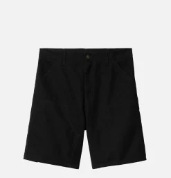 CARHARTT WIP Shorts*Double Knee Short Noir