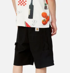 CARHARTT WIP Shorts*Double Knee Short Noir