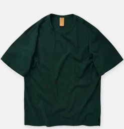 FRIZMWORKS T-shirts*Double Rib Oversized Tee Green