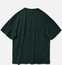 FRIZMWORKS T-shirts*Double Rib Oversized Tee Green