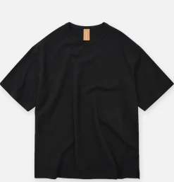 FRIZMWORKS T-shirts*Double Rib Oversized Tee Black
