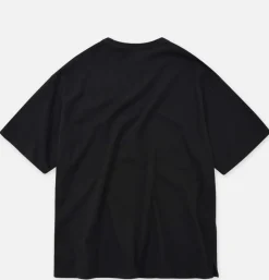 FRIZMWORKS T-shirts*Double Rib Oversized Tee Black