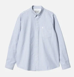 CARHARTT WIP Chemises*Dowlen Stripe Shirt Bleach White