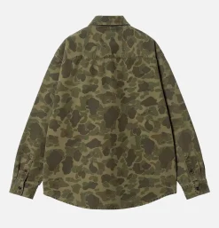 CARHARTT WIP Chemises*Duck Shirt Camo Green
