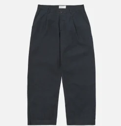 UNIVERSAL WORKS Pantalons*Duke Pant Cotton Navy