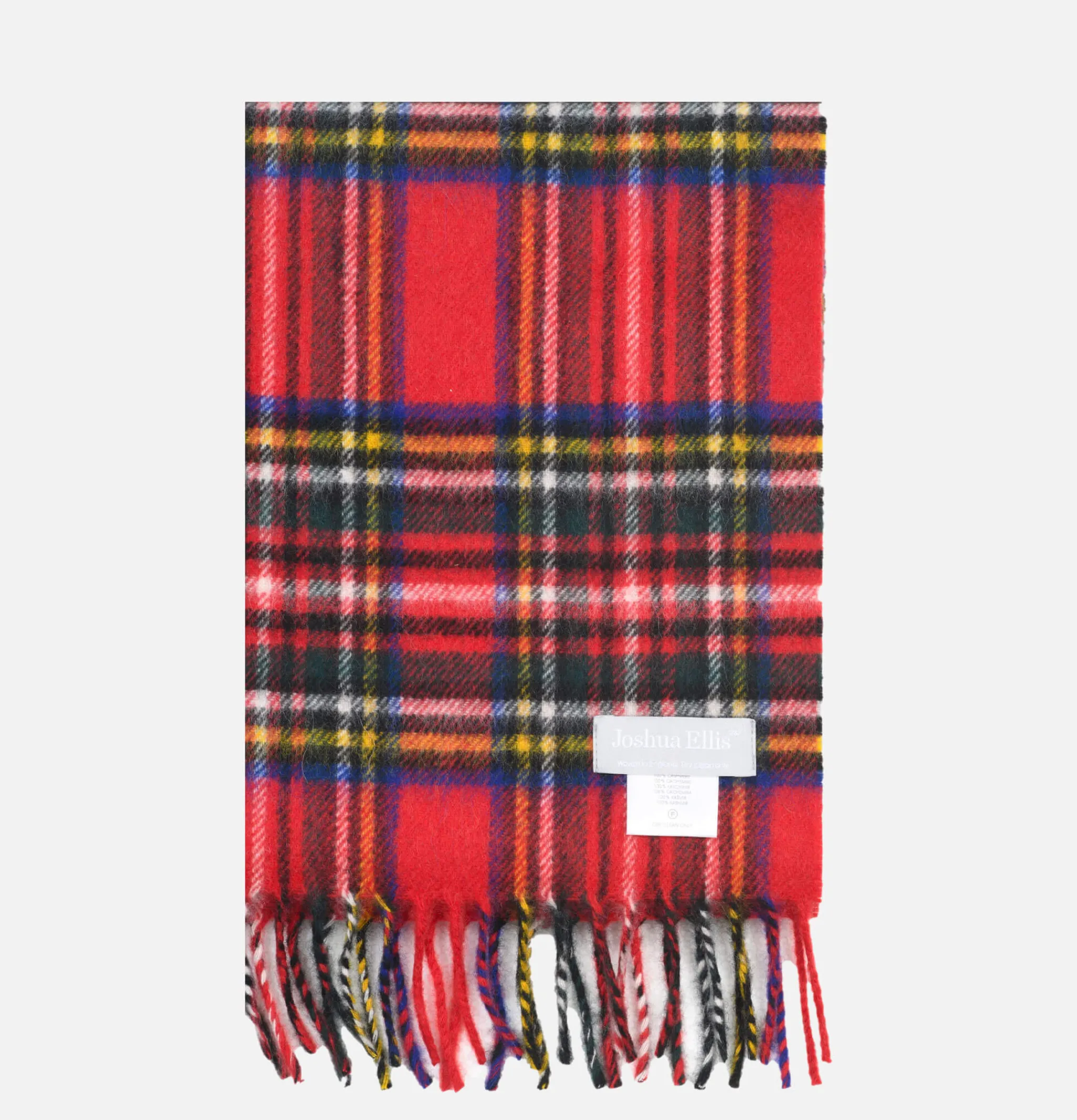 JOSHUA ELLIS Gants • Bonnets • Echarpes*Echarpe Cachemire Tartan Red