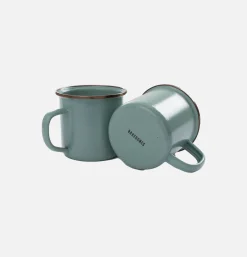 BAREBONES Outdoor*Enamel Cup Set X 2 Mint