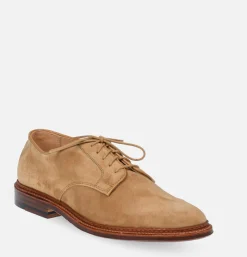 Homme ALDEN SHOE CO Chaussures*29332F - Plain Toe Blucher Suede Tan