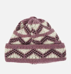 FOUND FEATHER Gants • Bonnets • Echarpes*Geo Beanie Purple
