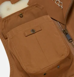 WOOLRICH Blousons & Manteaux*Gilet de pêche classique Beige