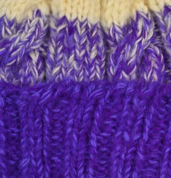SUBLIME Gants • Bonnets • Echarpes*Hand Knit Fisherman Purple