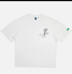 DEUS T-shirts*Hauntology Tee Vintage White