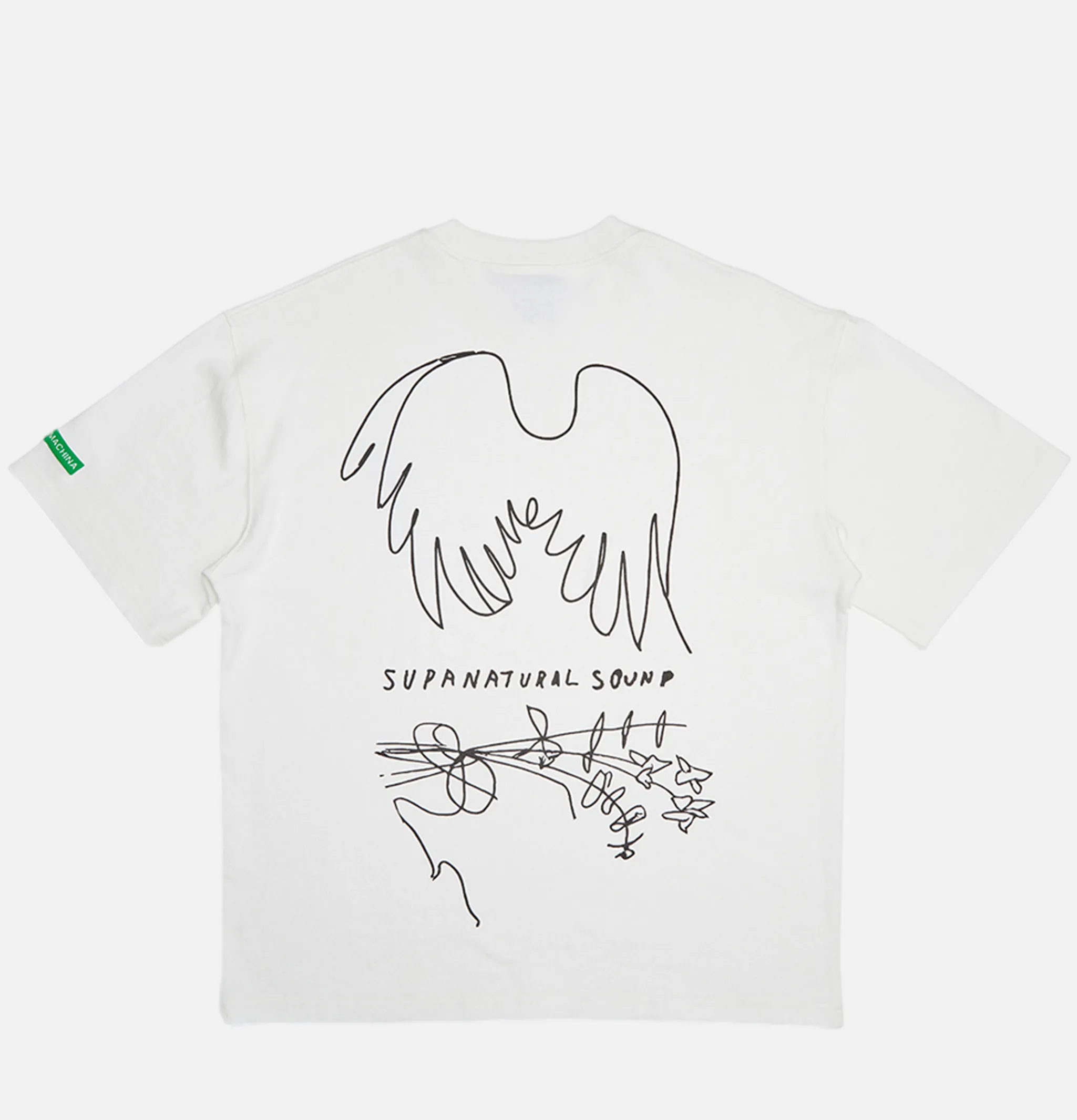 DEUS T-shirts*Hauntology Tee Vintage White