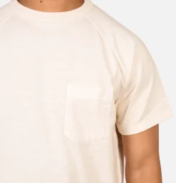 GOOD ON T-shirts*Heavy Raglan Pocket Tee Natural