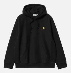 CARHARTT WIP Sweats & Polaires*Hooded American Script Black