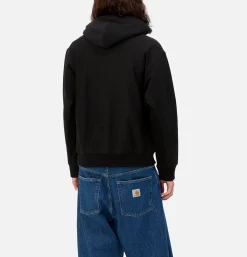 CARHARTT WIP Sweats & Polaires*Hooded American Script Black