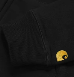 CARHARTT WIP Sweats & Polaires*Hooded Chase Jacket Black