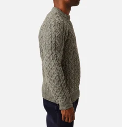 PEREGRINE Pulls & Cardigans*Hudson Aran Jumper Steel