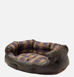 BARBOUR Maison*35in Luxury Dog Bed Tartan