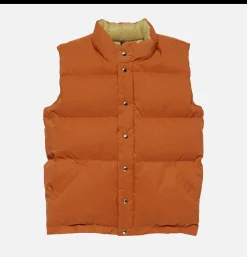 CRESCENT DOWN WORKS Blousons & Manteaux*Italian Down Vest Rust