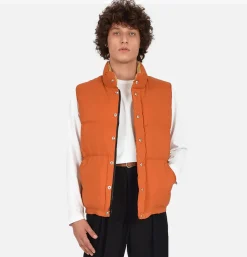 CRESCENT DOWN WORKS Blousons & Manteaux*Italian Down Vest Rust