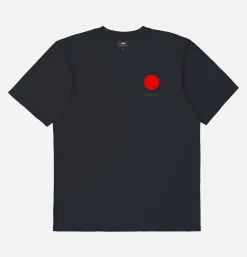 EDWIN T-shirts*Japanese Sun Tee Shirt Navy
