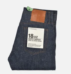 UNBRANDED BRAND Jeans*Jean 243 Tapered 18oz Neppy Indigo