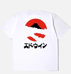 EDWIN T-shirts*Kamifuji T-shirt  White