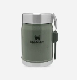 STANLEY 1913 Outdoor*Legendary Food Jar + Spork Hammertone Green