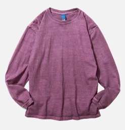 GOOD ON T-shirts*Long Sleeve Crew Tee Azuki