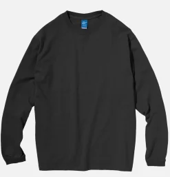 GOOD ON T-shirts*Long Sleeve Crew Tee Black