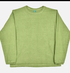 GOOD ON T-shirts*Long Sleeve Crew Tee Matcha