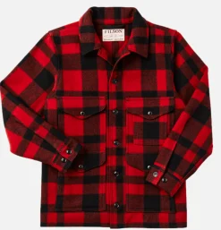 FILSON Blousons & Manteaux*Mackinaw Cruiser Red Black