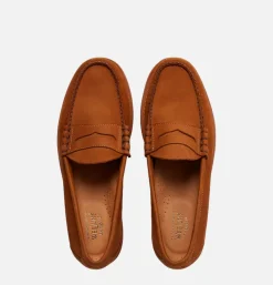 Homme G.H. BASS Mocassins*Mocassin Larson Nubuck Tan