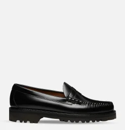 Homme G.H. BASS Mocassins*Mocassin Larson 90's Penny Loafer Black