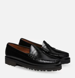 Homme G.H. BASS Mocassins*Mocassin Larson 90's Penny Loafer Black