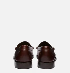 Homme G.H. BASS Mocassins*Mocassin Larson Weejun Chocolate