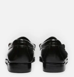 Homme G.H. BASS Mocassins*Mocassin Weejuns Black & White Leather