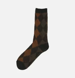 Homme ANONYMOUS ISM Chaussettes*Napping Jq Crew Socks Moss Brown