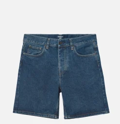 CARHARTT WIP Shorts*Newel Short Blue Stone Washed